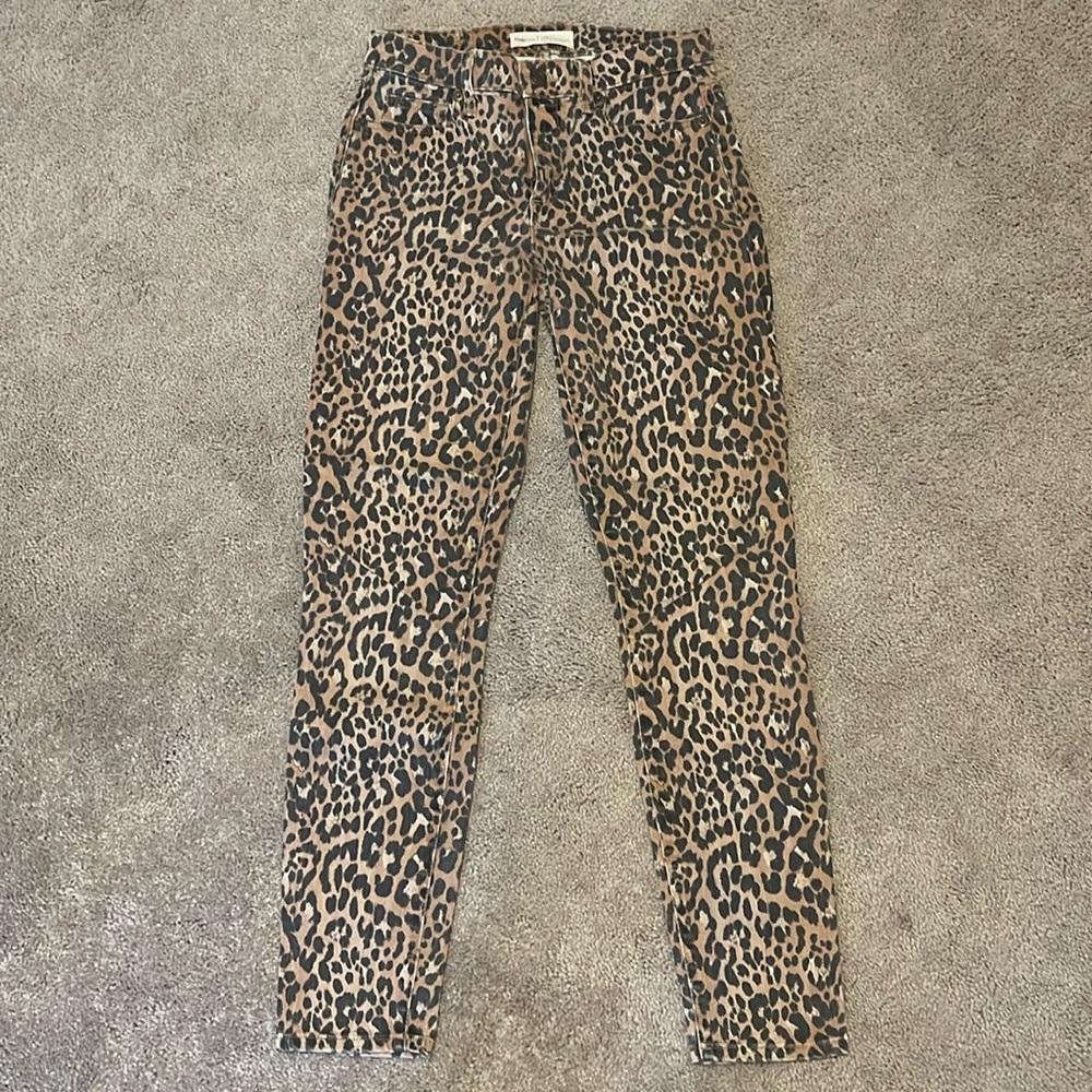 Gap - Cheetah print - true skinny jeans